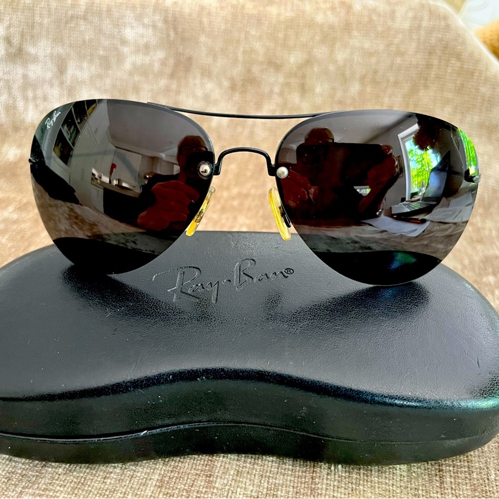 Ray-Ban Classic Total Black Aviator Unisex Sunglasses RB 3025 Polarized